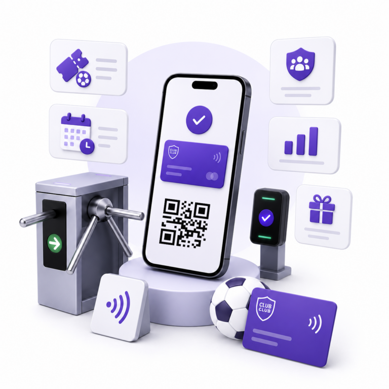 Control de accesos y aforo con torno, QR, tarjeta y NFC en tiempo real con Bikubo One